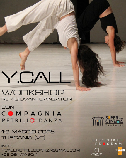 Y.CALL workshop per giovani danzatori